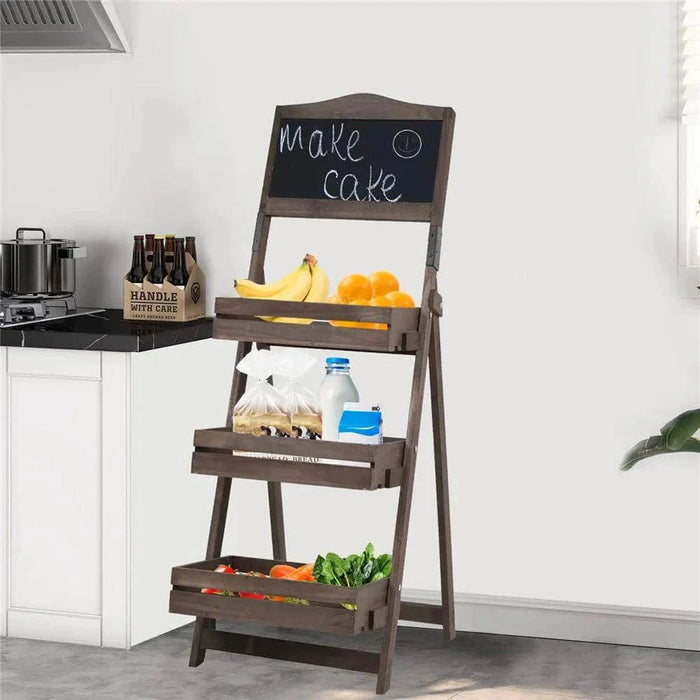 Chalkboard plant stand for showcasing favorite plants or special messages