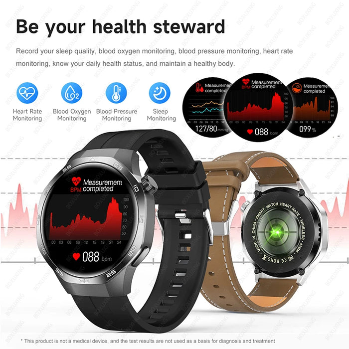 .53" AMOLED GPS Smartwatch with NFC and Bluetooth Call