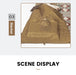  Outdoor cold blanket in neutral sand color for versatility and style 