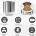  Large capacity pet feeder with app control and voice recording 