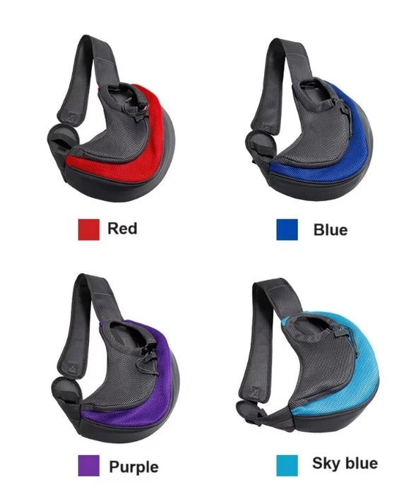 Breathable Pet Front Chest Carrier Backpack Portable Outdoor Bag for Cats & Small Dogs