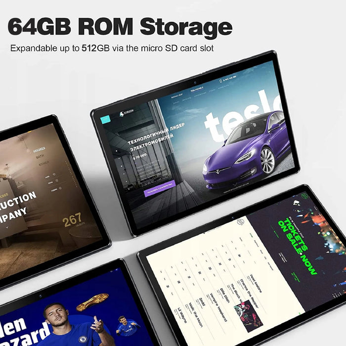 10.1" Android Tablet | 64GB, 3G, Dual Cameras