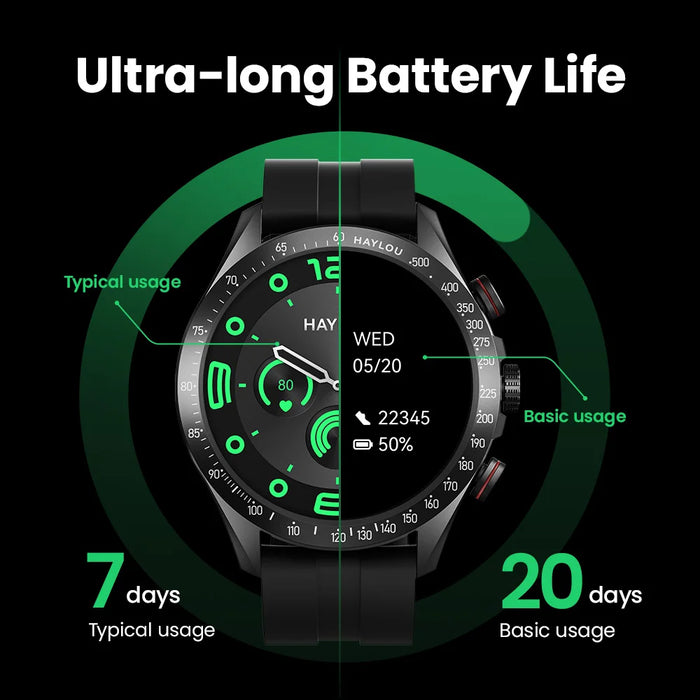 Solar Pro Smartwatch Brown