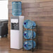 Detachable metal 3-tier water bottle storage rack, standing water barrel holder