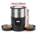 45L Automatic WiFi Pet Feeder in White with Stainless Steel Bowls