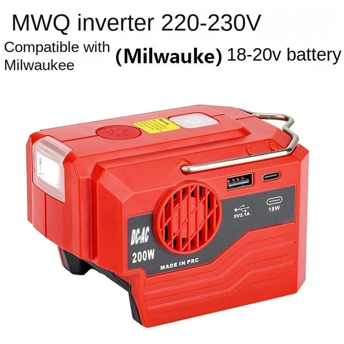 Outdoor 18V Battery Power Converter with USB Charging