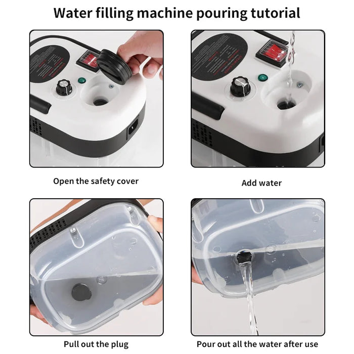 Corded 2500W Steam Cleaning Machine for Kitchen, Car, Floors