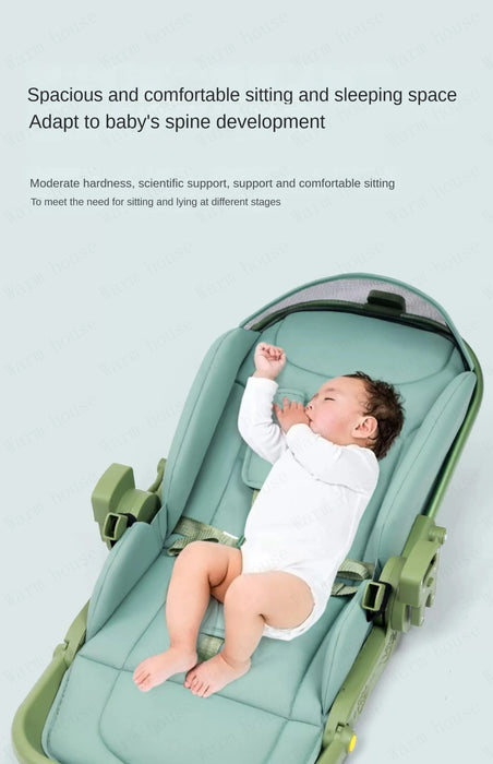 High Landscape Convertible Pram for Newborn to Toddler
