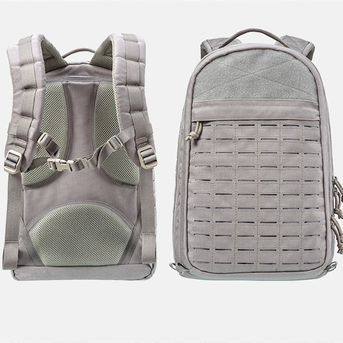 Gray 35L Outdoor Sports Backpack – MOLLE Compatible
