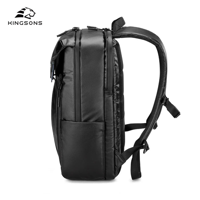 Stylish Black College Backpack with Air Cushion Support