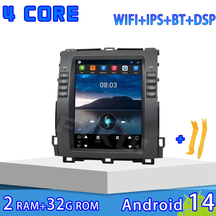 10.4" Touch Car Radio, Android 13, CarPlay, 4G, Bluetooth