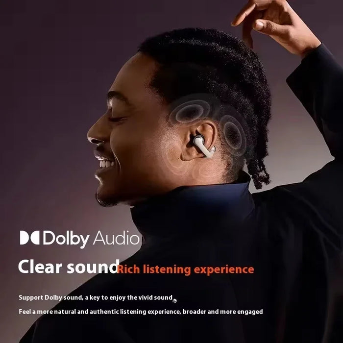 Open Ear Wireless Bluetooth Headset with Mic and ANC