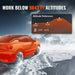 Fuel-efficient design operates on diesel with low consumption rate