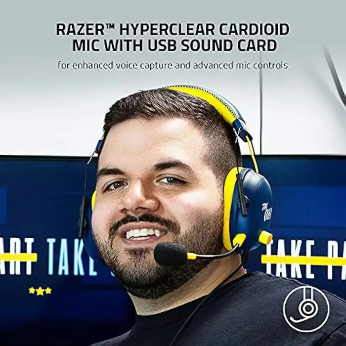 Wired Gaming Headset with 50mm Drivers & Detachable Mic