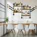 Includes wine glass holder and all necessary hardware for quick installation