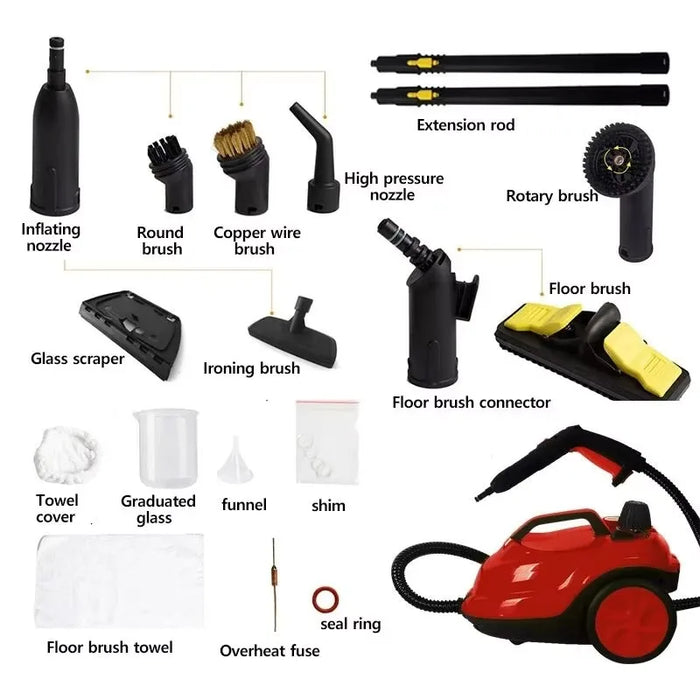 High-Temperature Steam Cleaner for Kitchen & Floors