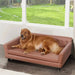 Practical and easy to clean pet sofa bed with skin-friendly leathaire fabric