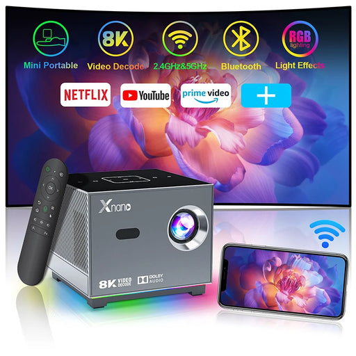 300ANSI LED Home Theater with voice control and built-in apps