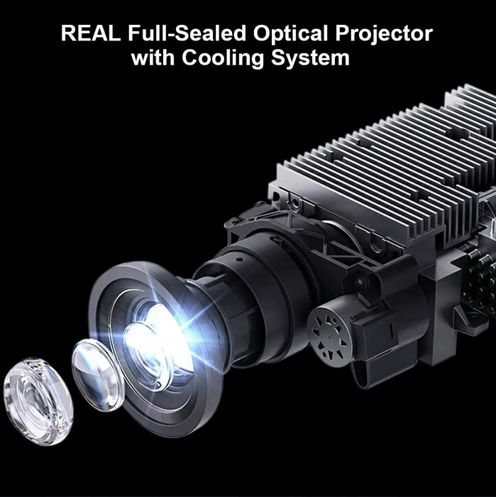 Portable 2K LED Projector for Home & Outdoor Use