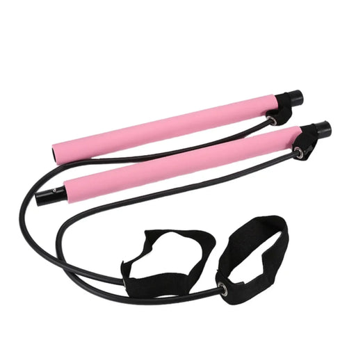 Multifunctional Pilates Yoga Chest Expansion Tension Rope, Pink