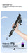 Trekking poles with adjustable length and carbon fiber construction for hiking and walking