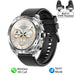 Waterproof smartwatch with 152-inch round TFT screen, 400 mAh battery capacity, and TPU silicone strap material