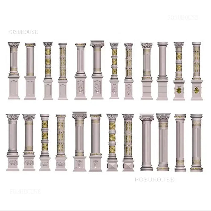 Decorative Column Mold 25x170cm for Outdoor Use