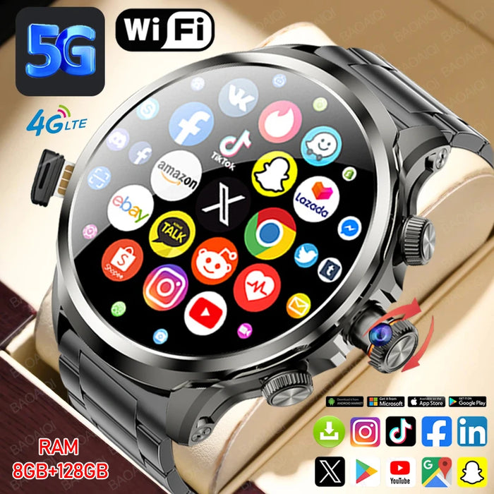 1.95" AMOLED 5G Smartwatch with 128GB Storage
