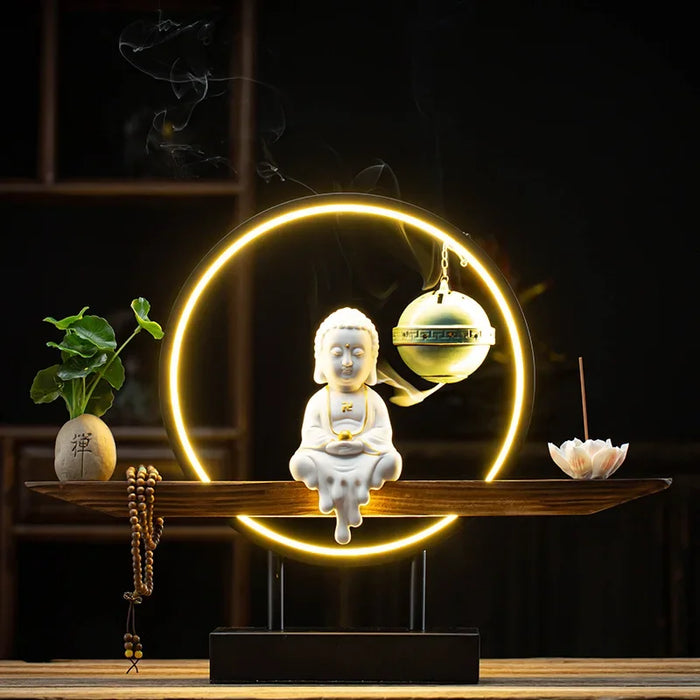 Chinese-Style Backflow Incense Holder for Relaxation & Decor