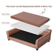 Elevated pet sofa bed with waterproof and wear-resistant features for comfort