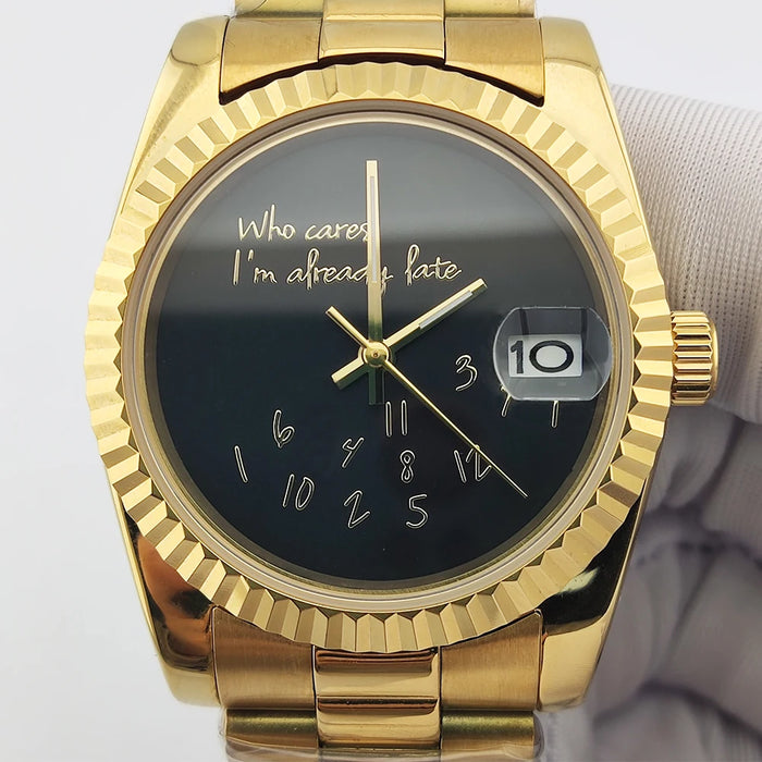 Stainless Steel Men’s Watch with NH35 Movement