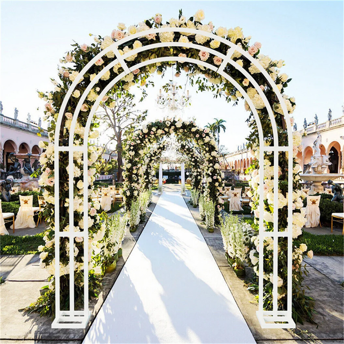 Durable-Metal-Iron-Wedding-Arch-Stand-with-Elegant-White-Finish