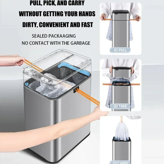 Smart Touchless Kitchen Rubbish Bin with Auto Sensor Lid