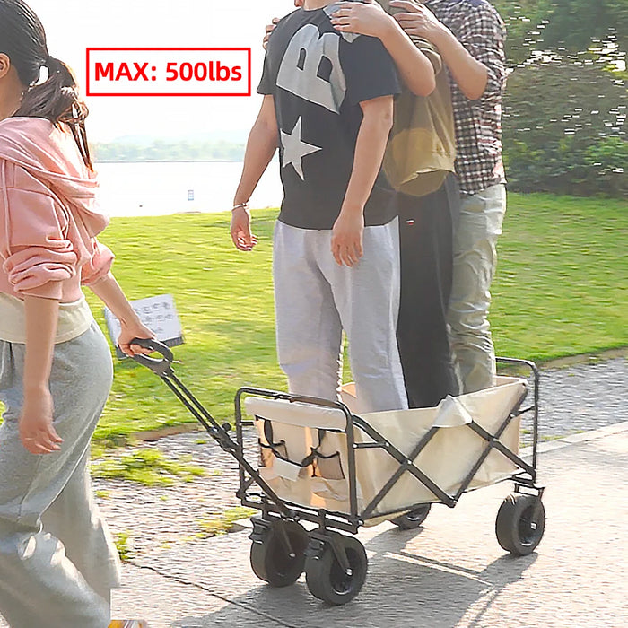 Outdoor Utility Camping Trolley STC8-3-black