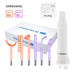 Includes 6 interchangeable glass tubes filled with neon and argon gases