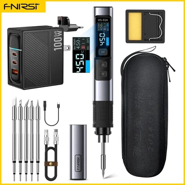 Multiple Soldering Tip Options for Various Applications