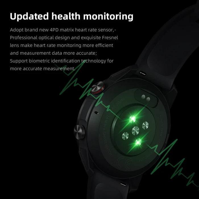 Smart Sports Watch with Bluetooth Calling & 70 Modes – Black