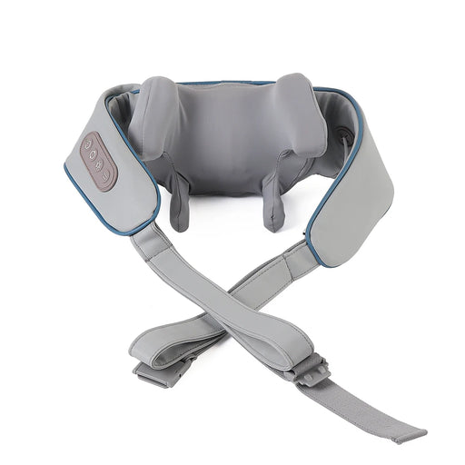 Wireless 20W Neck Shoulder Massager Kneading Therapy Shawl Grey
