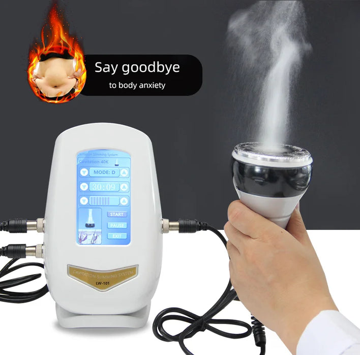 Ultrasonic Slimming Machine 40K Cavitation , RF Facial Massager, Skin Tightening Tool