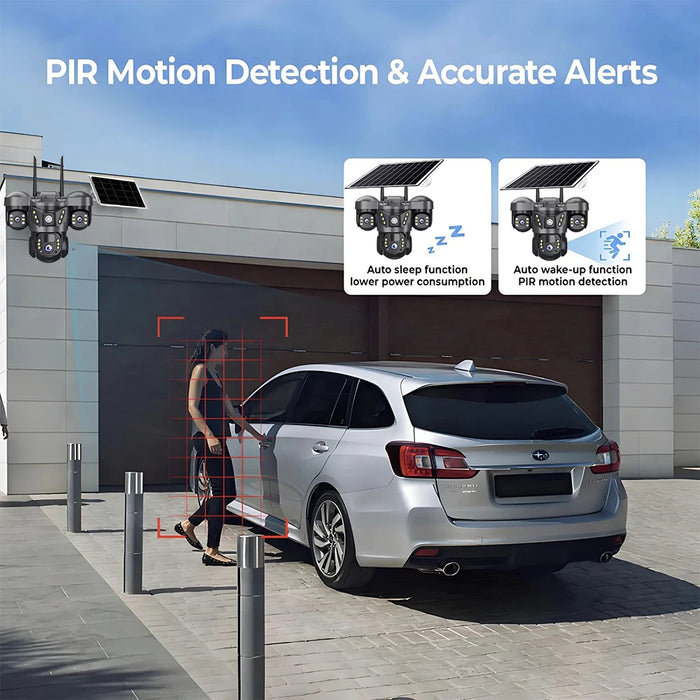 Outdoor 4G CCTV Camera with 10X Zoom & Motion Alerts