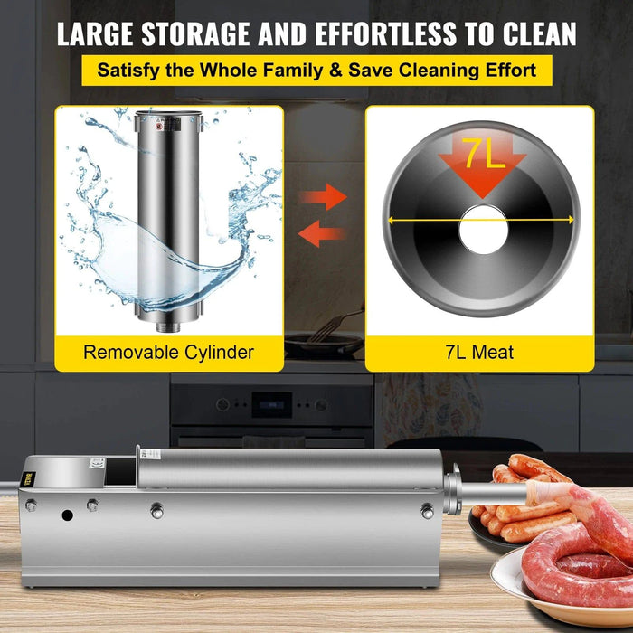 Sturdy Construction Horizontal Sausage Stuffer for Reliable Performance