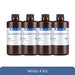 High-precision 405nm UV resin for 3D printing in 4KG-White
