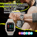 Moon White GPS Smartwatch with Bluetooth Calls, Alexa, Heart Rate & SpO₂ Tracking