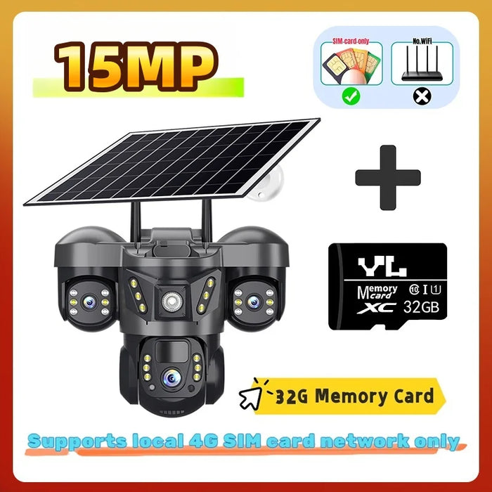 Outdoor 4G CCTV Camera with 10X Zoom & Motion Alerts