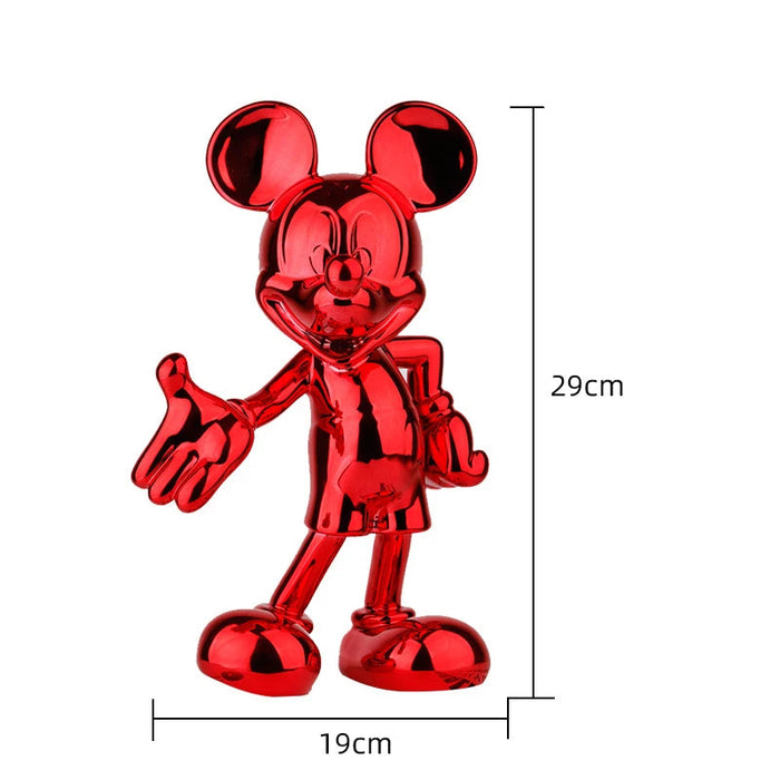 Aesthetic Resin Cartoon Style Statue for Living Room Decor