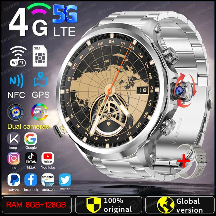 1.95" AMOLED 5G Smartwatch with 128GB Storage