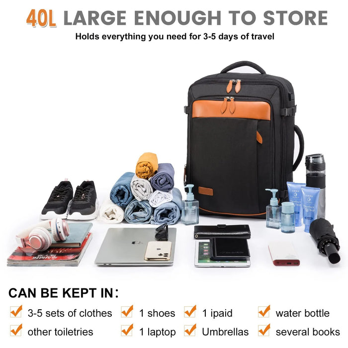 Secure and lightweight, perfect for business trips and daily commuting