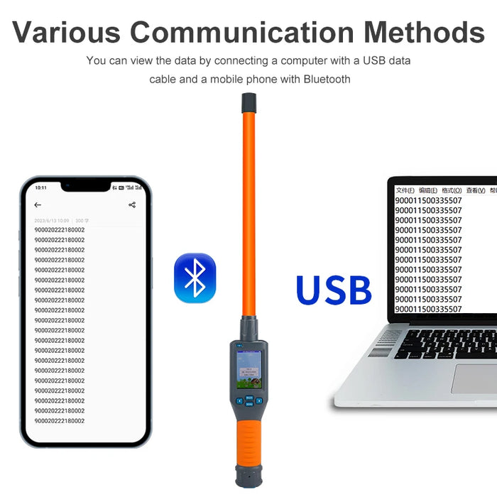 Bluetooth Animal Ear Tag Scanner for Livestock Tracking