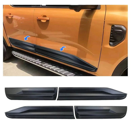 Next Gen 4X4 Car Accessories Body Cladding Black Molding Guard for 2023-2024 Ford Ranger - FLUXA