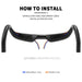 440mm Carbon Road Handlebar UD Matte with Internal Cable Routing for Road Bikes